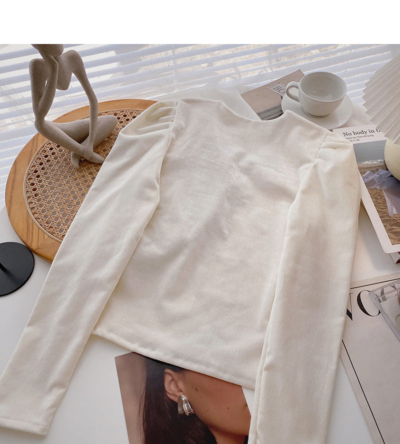 Design Kette Square Neck Shirt Pullover Top 6355