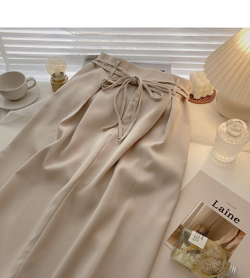 The new Korean style has a slim and vertical A-line skirt  5713