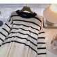 New Korean style simple round neck top  5923