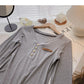 Design sense niche slim V-neck short knit top  6666
