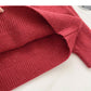 Niche design personalized V-neck bright silk long sleeve Pullover Top  6121