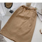 Korean minority design split one-step skirt, fashionable and thin skirt  5708