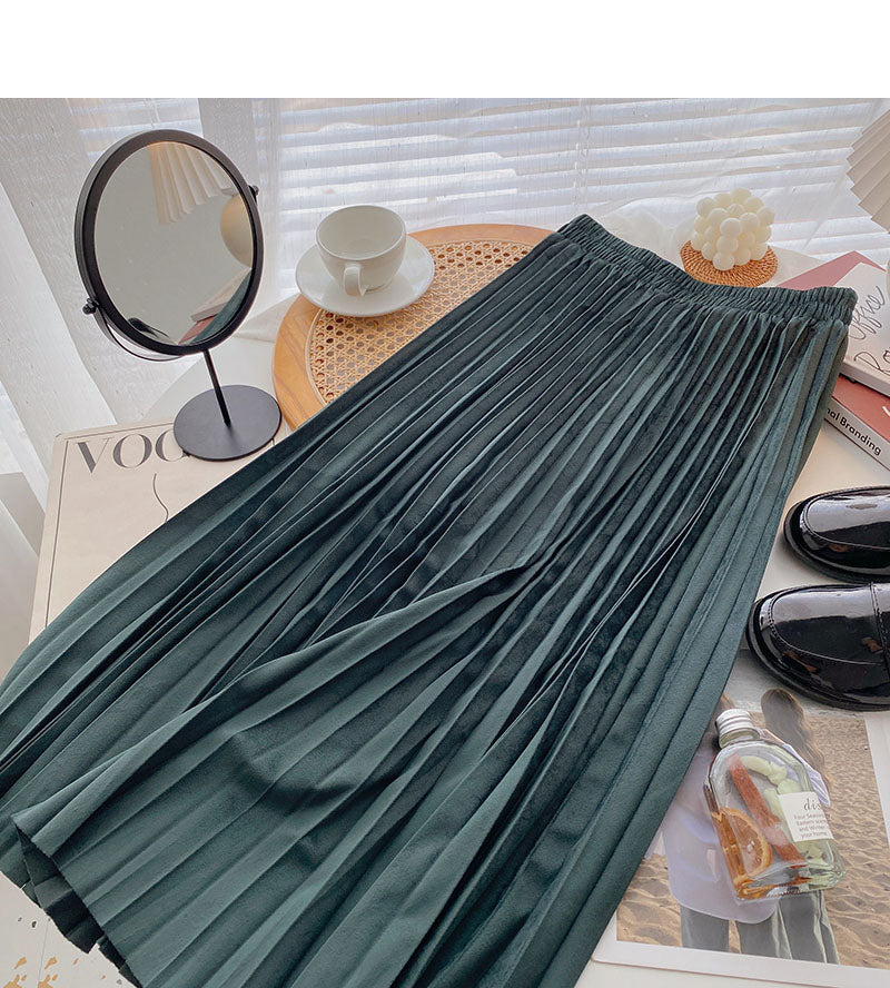 Vintage Port style high waist A-shaped skirt  5777