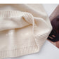 High neck Pullover Sweater design sense two long sleeved bottomed tops  6608