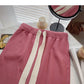 Korean version of lazy style versatile pop split skirt  5783