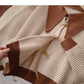 Baby collar Vintage ox horn button cardigan sweater  6203