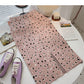 Temperament: Freizeit-Retro-Leoparden-Print im A-Linien-Rock im Hongkong-Stil mit hoher Taille 5757