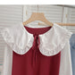 Babykragen Color Blocking Bandage Langarmshirt 6400