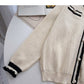 Xiaoxiangfeng color matching round neck sweater cardigan female  6011