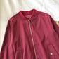 Baseball Jacket loose long sleeve stand collar Zipper Jacket Women  6210