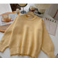 Loses Langarm-Pullover-Oberteil 6030 im koreanischen Stil