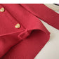 Square neck Vintage long sleeve sweater  6533