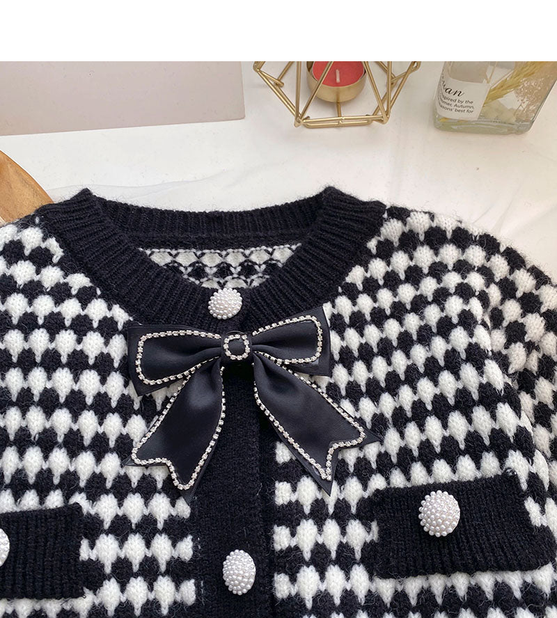 Nouveau pull à nœud xiaoxiangfeng à la mode coréenne 6026