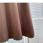 Temperament solid color versatile high waist skirt  5831