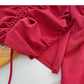 La chemise à manches longues plissée avec cordon de serrage montre un haut de tempérament mince 6421
