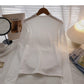 Commuter solid color Pullover half high neck long sleeve Knitted Top  6651