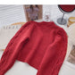 Schlankes und schlankes Design mit personalisiertem Dreh-Langarm-Top 5998