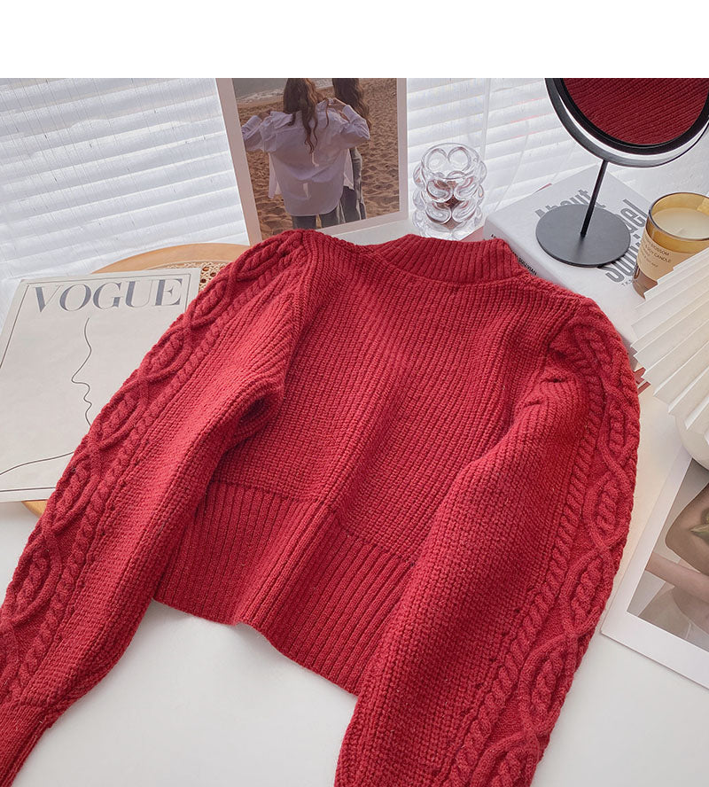 Schlankes und schlankes Design mit personalisiertem Dreh-Langarm-Top 5998
