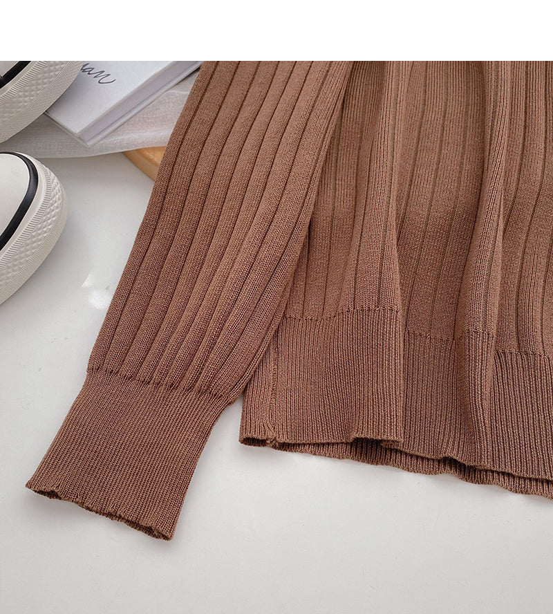 Einfacher Freizeit-Pullover mit langen Ärmeln und Kapuze 6556