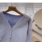 Korean loose and versatile slim long sleeved sweater fashion  6569
