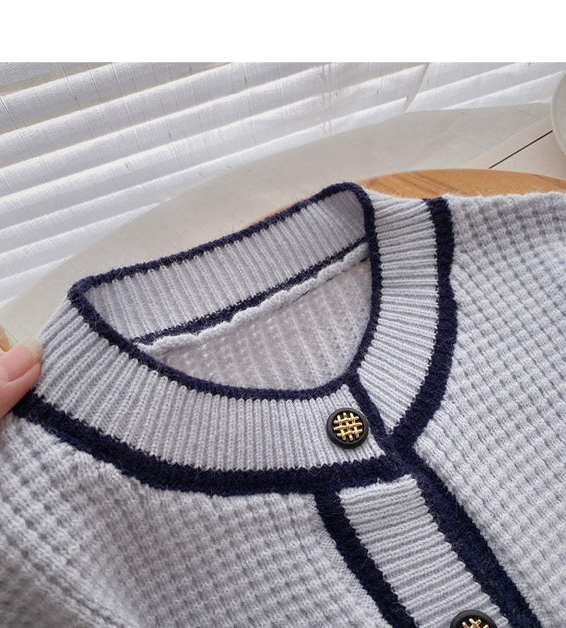 Haut à manches longues à simple boutonnage de la mode des minorités coréennes 5880