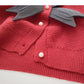 Crew neck stitched French Vintage bow sweater  5929