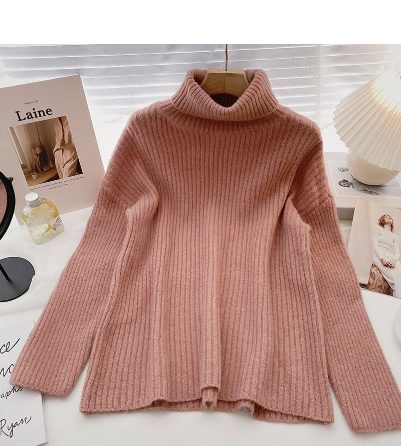 Nouveau haut décontracté de couleur pure de style coréen 5930