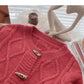 Vintage round neck button top  6039