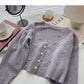 New Korean lazy V-Neck long sleeve Knitted Top  5876