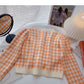 Small aging short long sleeve Knitted Top  6439