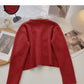 Korean small pocket chain design personalized fashionable V-neck top  6154