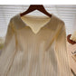 Reversfaden-Pullover Pullover Langarm-Top 6570