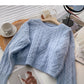 Koreanisches, einfarbiges, vielseitiges Pullover-Oberteil für kleine Männer 5941