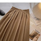Retro High Waist slim A-line skirt  5781