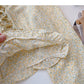 Korean version thin, sweet and gentle small broken flower top  6363