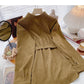 Haut à manches longues avec lacets et ceinture de style coréen 6340