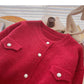 Korean languid style leisure thin long sleeve top  5989