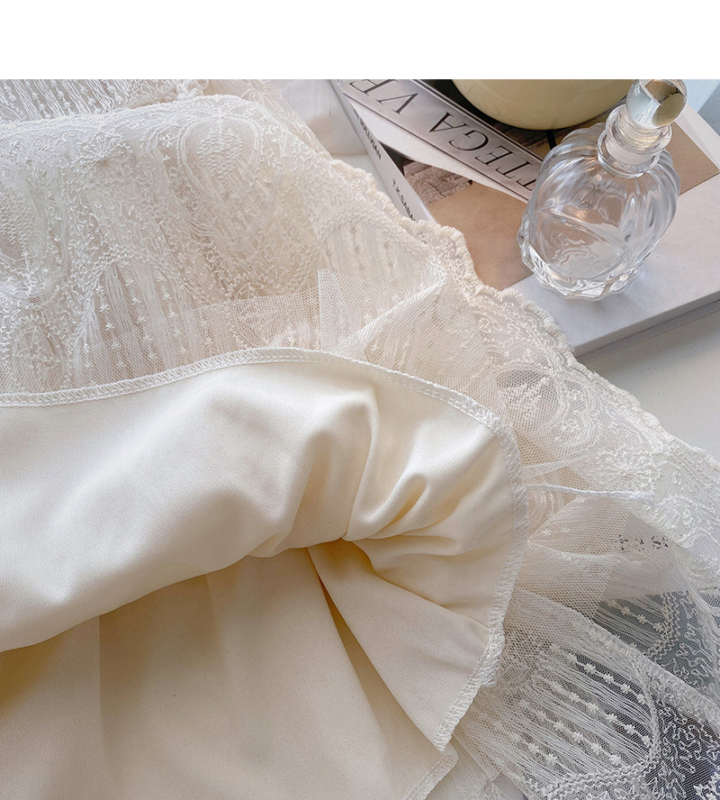 The new Korean version is gentle and thin A-line skirt  5811