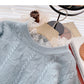 Vintage Lace Edge long sleeve Pullover thin loose top  6094