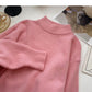 Koreanische Version kleiner Mann, lockeres und vielseitiges Langarm-Pullover-Oberteil 6142