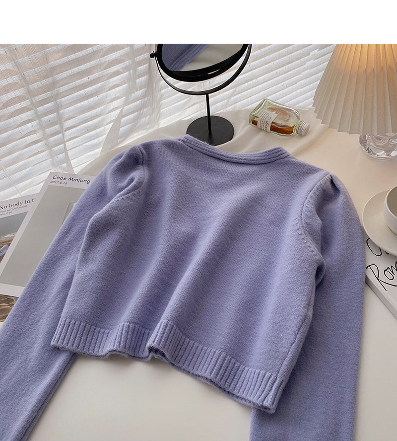 Koreanische Mode kurze hohe Taille vielseitige kleine V-Ausschnitt Top Mode 5894