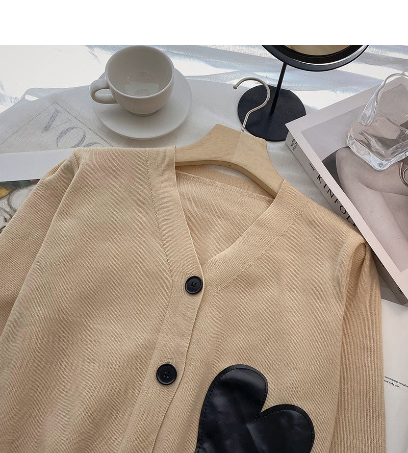 Niche Design Multi panel contrast long sleeve top  6460