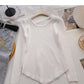Design sense crew neck sweater women's versatile bottoming shirt  6480