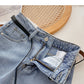 Versatile port style high waist split skirt  5820
