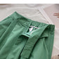New Korean high waist thin solid color medium and long skirt  5826