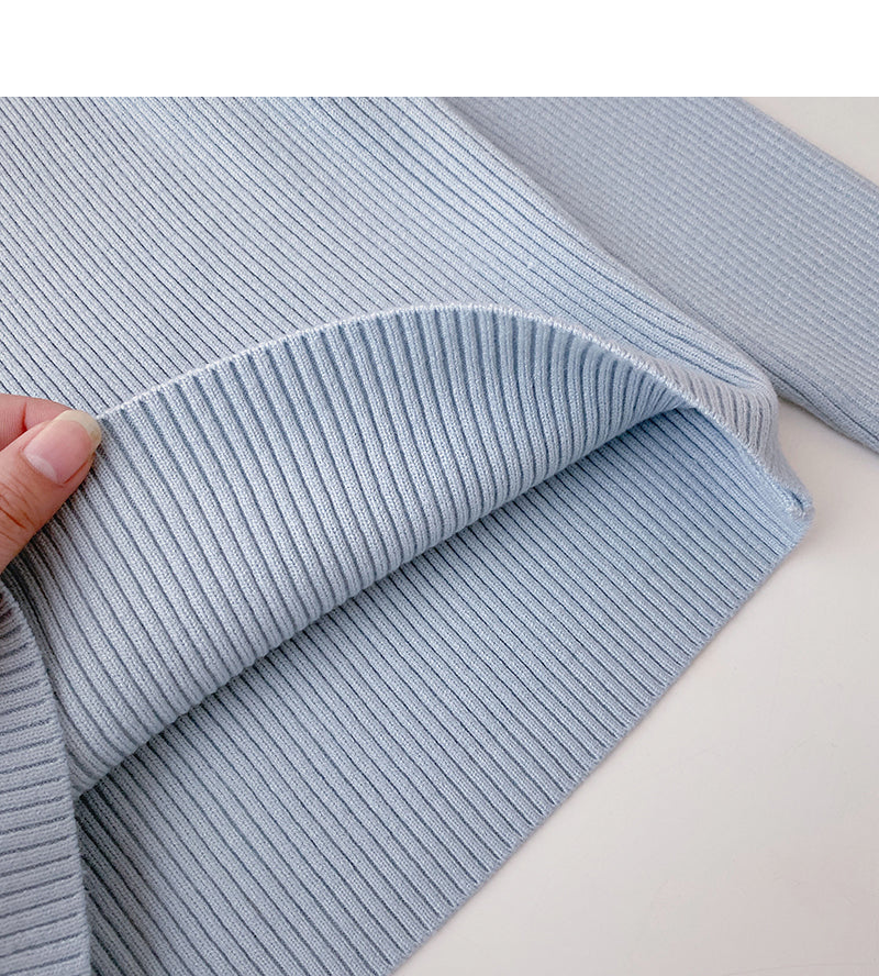 Zweireihiger Pullover mit eckigem Ausschnitt in rotem Netzdesign 6537