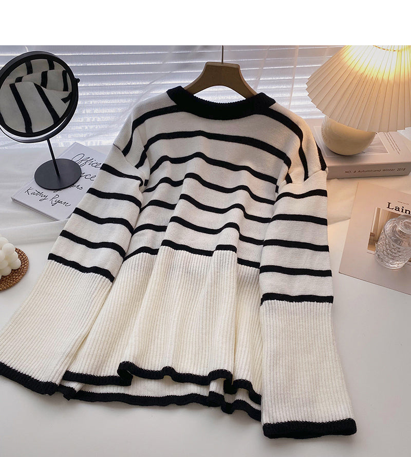 New Korean style simple round neck top  5923