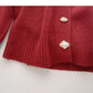 Korean retro personalized single breasted top fashion  5977