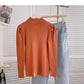 Design sense personalized sweater stand collar top  6520