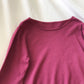 Solid basic bottomed t-shirt t-shirt t-shirt  6470